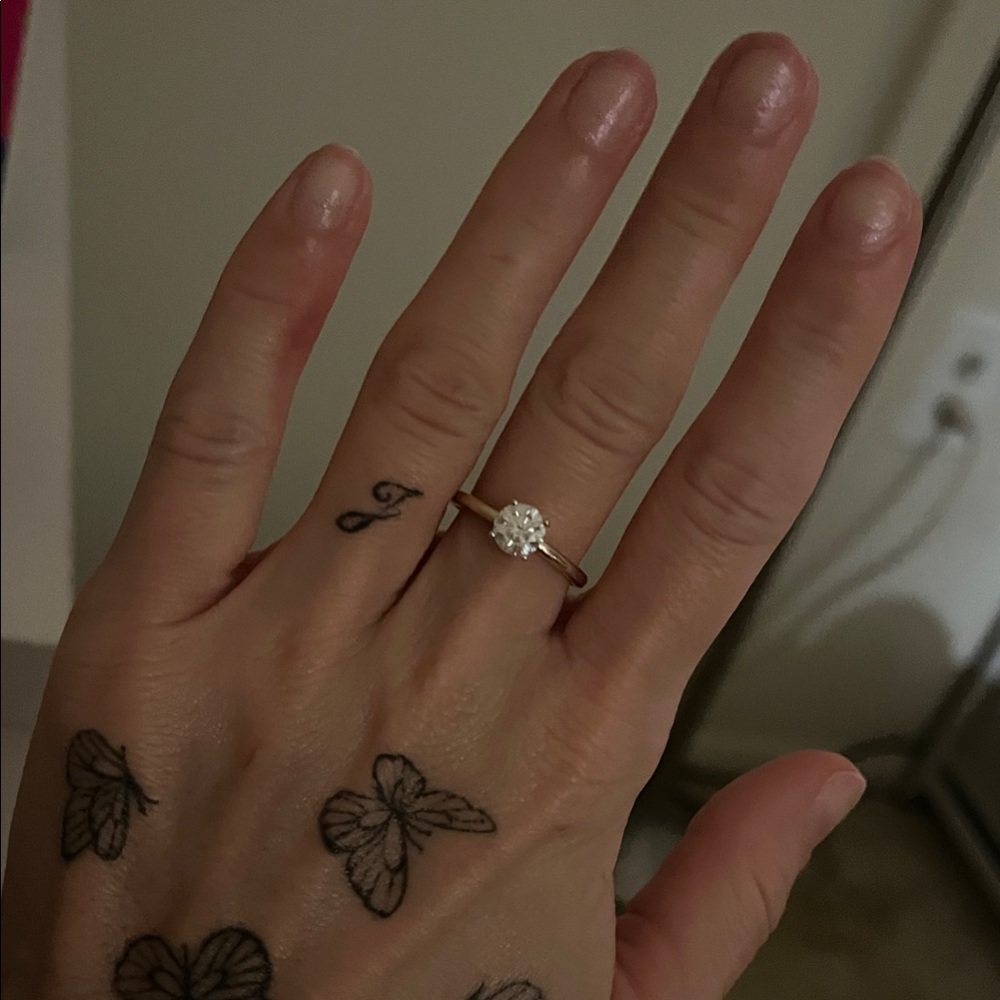 Kay Jewelers Gold and Silver Diamond Ring